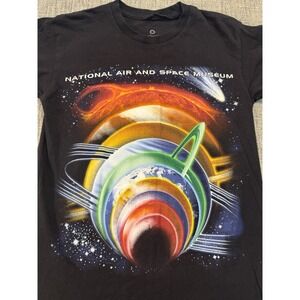 Vintage National‎ Air and Space Museum Graphics Solar System Planets T-shirt S